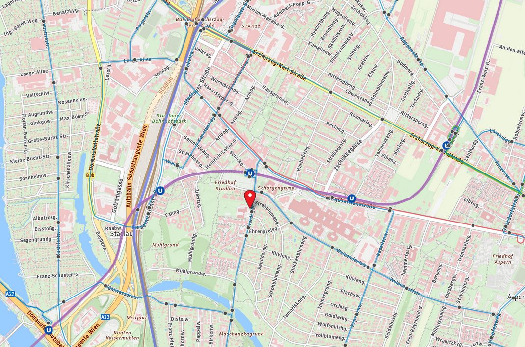 Lageplan Hardeggasse 65